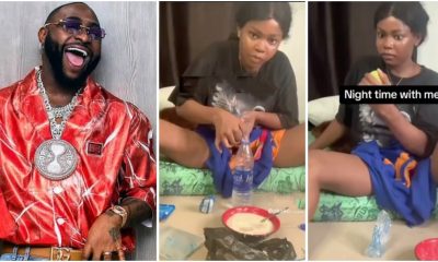 Davido Sends N2million To 'Broke' Lady Who Drank Garri And Called It Fried Rice [Video]