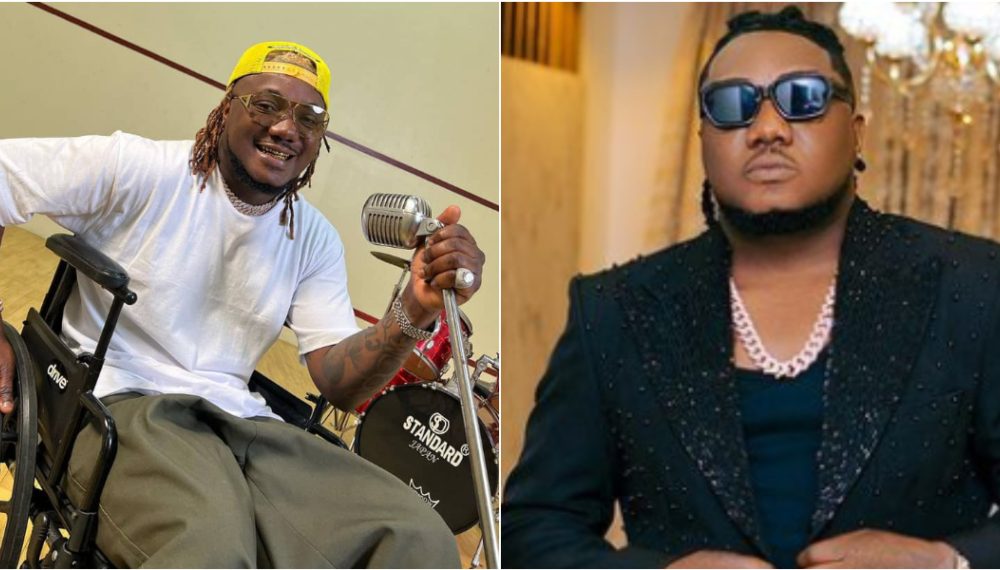 Rapper CDQ Spotted On Wheelchair After Fatal Car Accident In Lagos [Photo]