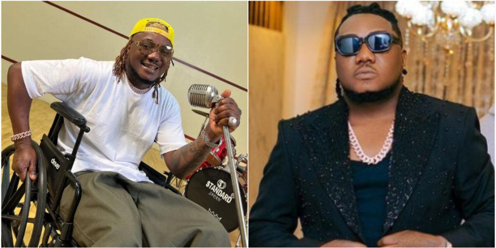 Rapper CDQ Spotted On Wheelchair After Fatal Car Accident In Lagos [Photo]