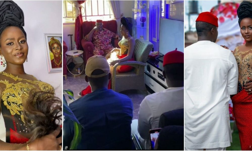 "Men Are Scum, Fear Them" – Chisom Steve Says After Her Introduction Ceremony With Fiance [Video]