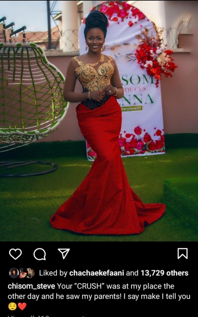 "Men Are Scum, Fear Them" – Chisom Steve Says After Her Introduction Ceremony With Fiance [Video]