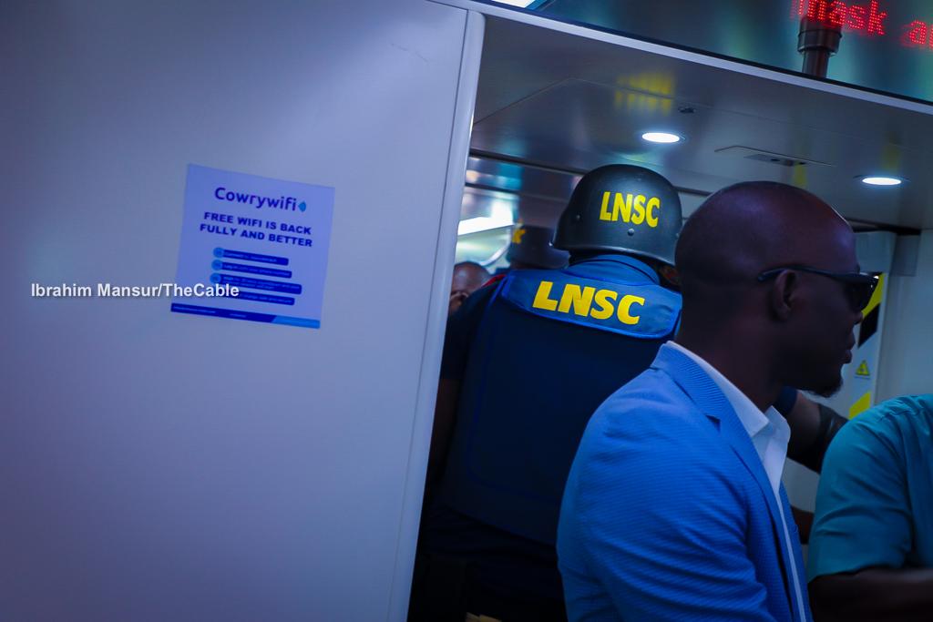 Governor Sanwo-Olu Joins Passengers For Inaugural Ride Of Lagos Blue Rail [Photos] 9