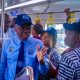 Governor Sanwo-Olu Joins Passengers For Inaugural Ride Of Lagos Blue Rail [Photos]