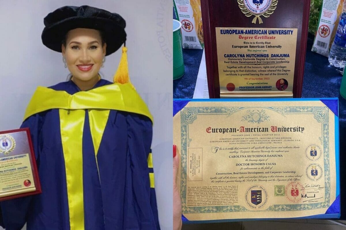 “Beauty Without Brains Is An Empty Vessel” - Caroline Danjuma Bags Doctorate Degree