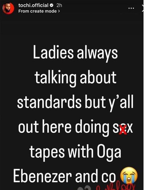 BBNaija Star, Tochi Shades Actress Moyo Lawal Over Her Leaked Sεx Tape With Lover 6 BBNaija Star, Tochi Shades Actress Moyo Lawal Over Her Leaked Sεx Tape With Lover