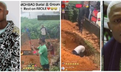 “A Mansion Owner Buried In The Bush” – Outrage As Mohbad Is Laid To Rest In Ikorodu [Video]