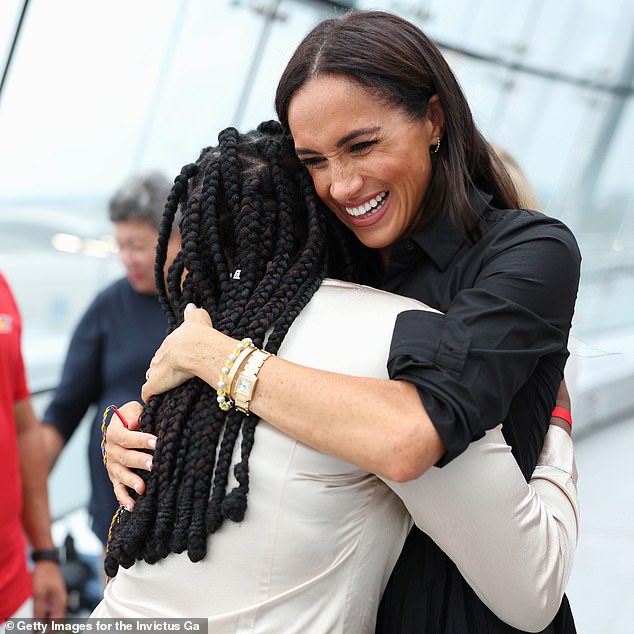 "You're My Nigerian Sister" - Meghan Markle Tells Invictus Star, Glory Essien [Photos]