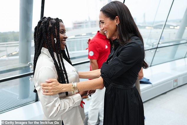 "You're My Nigerian Sister" - Meghan Markle Tells Invictus Star, Glory Essien [Photos]