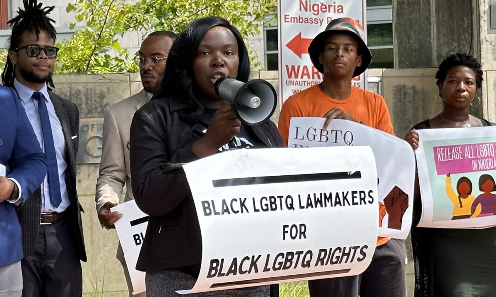 Black LGBTQ Lawmakers In USA Protest Over Arrest Of Gay Suspects At Same-Sex Wedding In Nigeria [Video]
