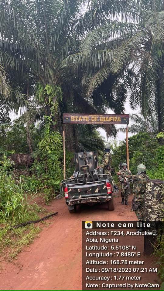 Joint Nigerian Army, Police Troops Neutralize IPOB/ESN Combatants in Abia, Enugu, Recover Guns