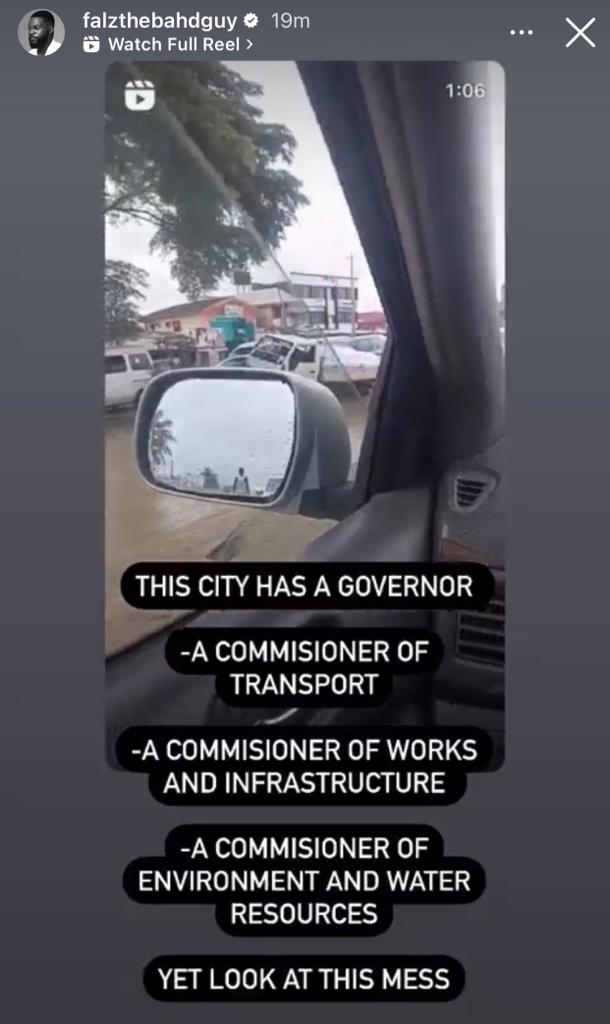  Falz Calls Out Lagos Government Over The Deplorable State Of Lekki-Epe Expressway [Video]