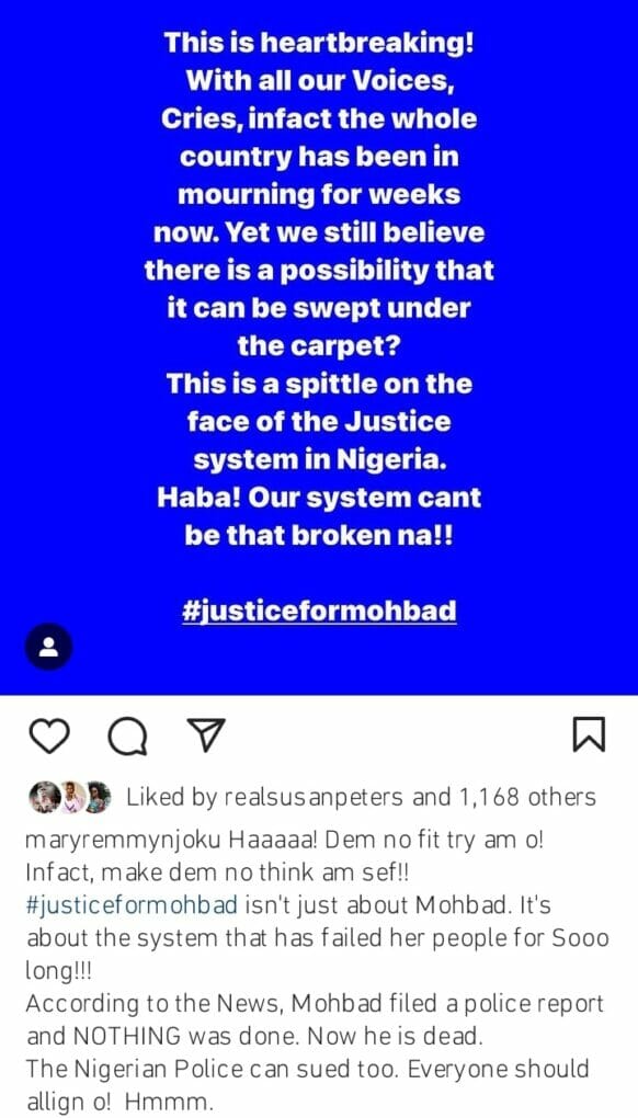 Mohbad's Death Can Still Be Swept Under The Carpet Despite Outrage - Mary Njoku 2 Mohbad's Death Can Still Be Swept Under The Carpet Despite Outrage - Mary Njoku