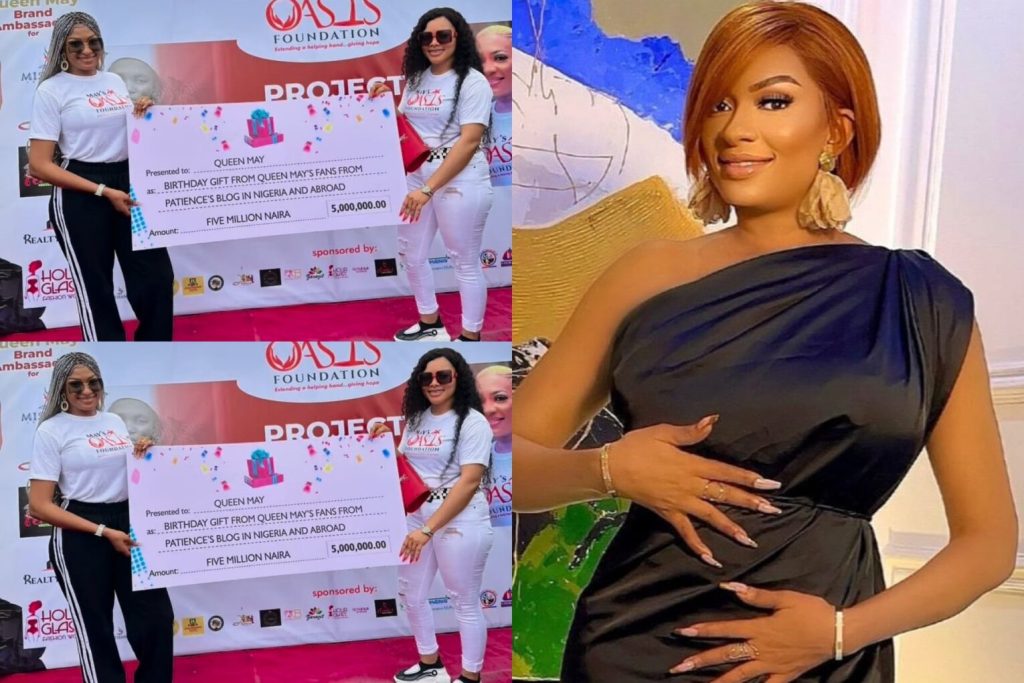 May Edochie Reacts As Fan Surprises Her With N5 Million