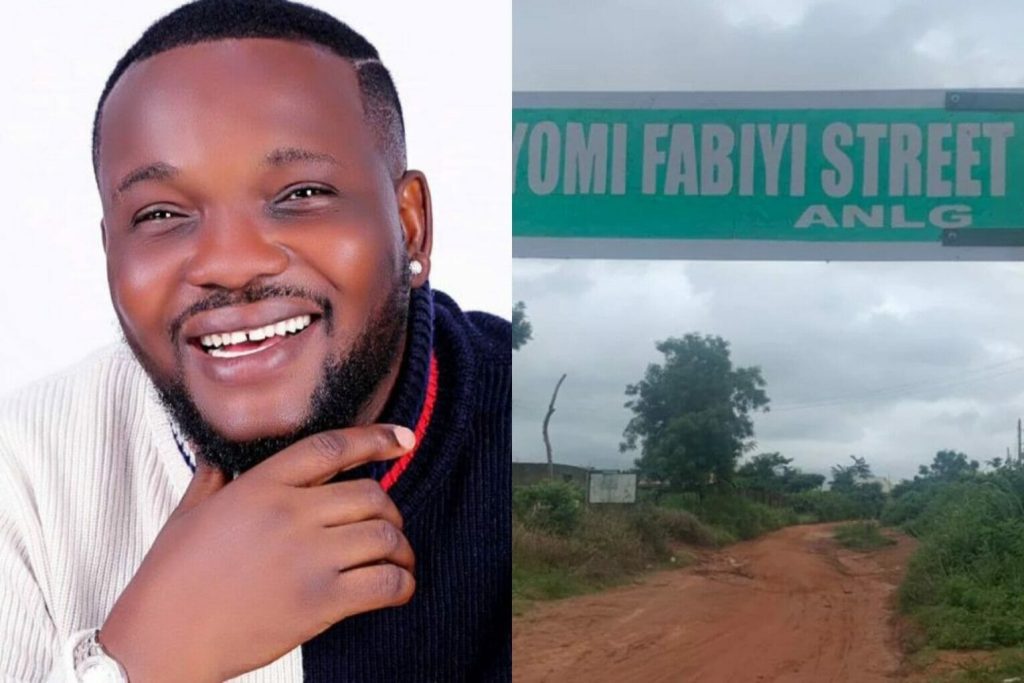 Yomi Fabiyi Gets Street Named After Him, Preaches About 'Turning Hate Into Blessings'