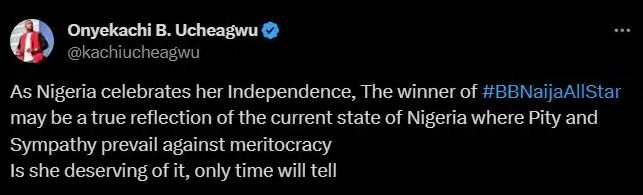 BBNaija All Stars: “Ilebaye Is Not A Deserving Winner” - Kachi Ucheagwu 6 BBNaija All Stars: “Ilebaye Is Not A Deserving Winner” - Kachi Ucheagwu