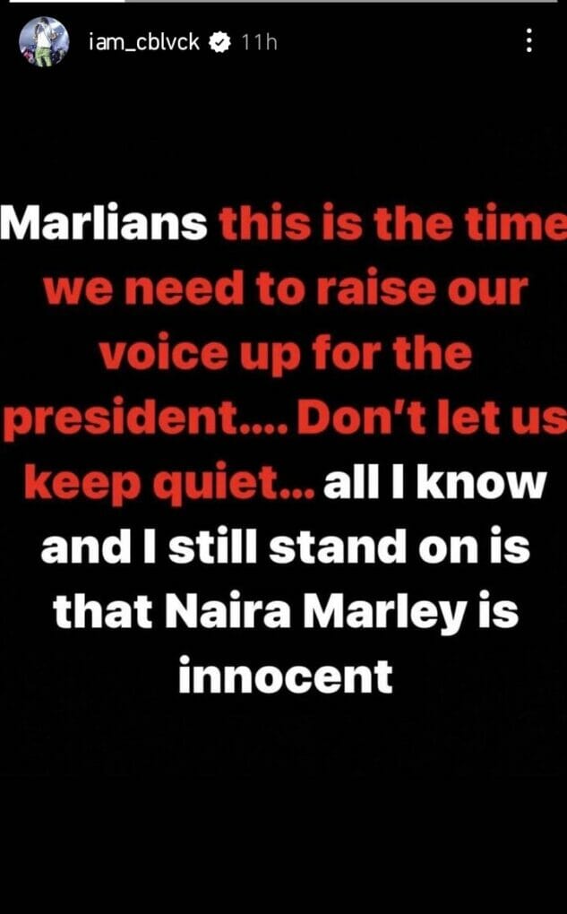 “We Need To Raise Our Voice For The President" - Naira Marley’s Signee, C Blvck Appeals To Marlians