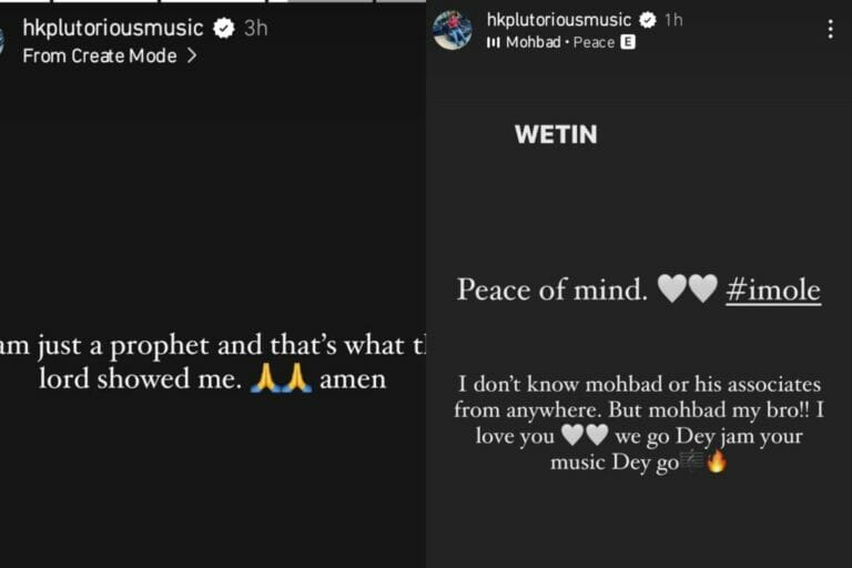 "I Don't Know Mohbad" - HK Plutorious Makes U-Turn After Accusing Primeboy Of Killing Him