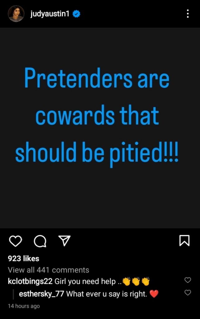 Judy Austin Dragged Over Her Comment After Yul Edochie Reunited With His Kids From May