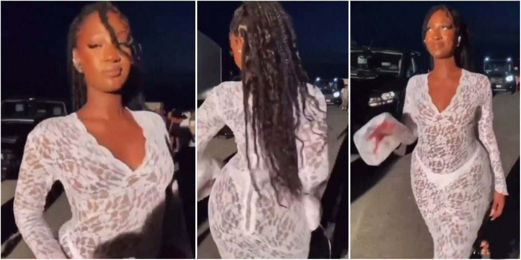 "She Don Spoil, She's Now A Bad Girl" - Nigerians Reacts As Tems Steps Out In Racy Outfit [Video]