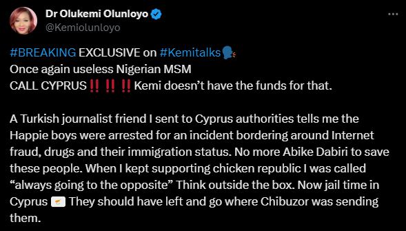 Happie Boys Were Arrested For Internet Fraud, Drugs, Other Offences In Cyprus - Kemi Olunloyo
