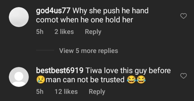 "Why She Push His Hand Comot?" – Tiwa Savage, Wizkid Stirs Rection At His Mum’s Funeral Party [Video]