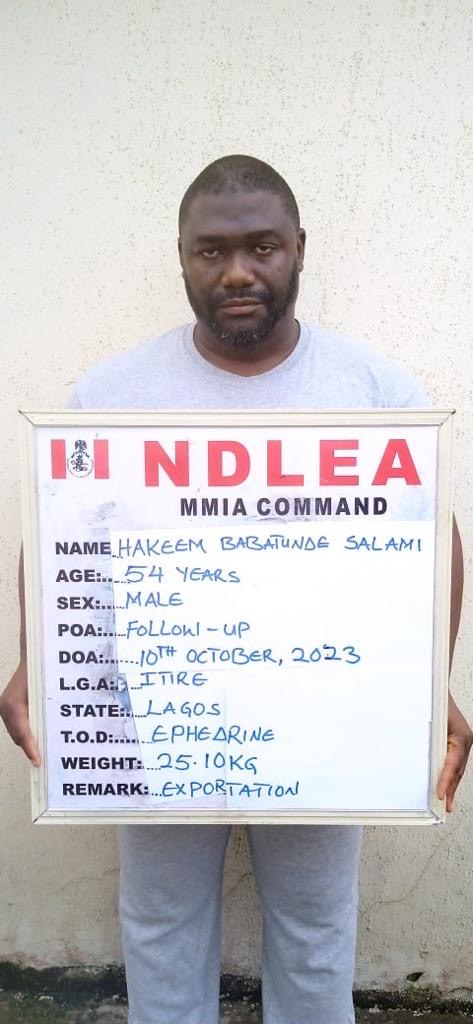 NDLEA detains wanted drug barons, arrests 2 for swallowing 175 wraps of heroin and intercepts $4.8m suspected fake currencies 1