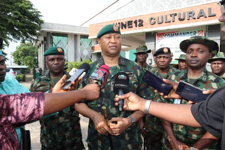 Shun exam malpractice or face sanction, commander TRADOC Nigerian Army warns candidates