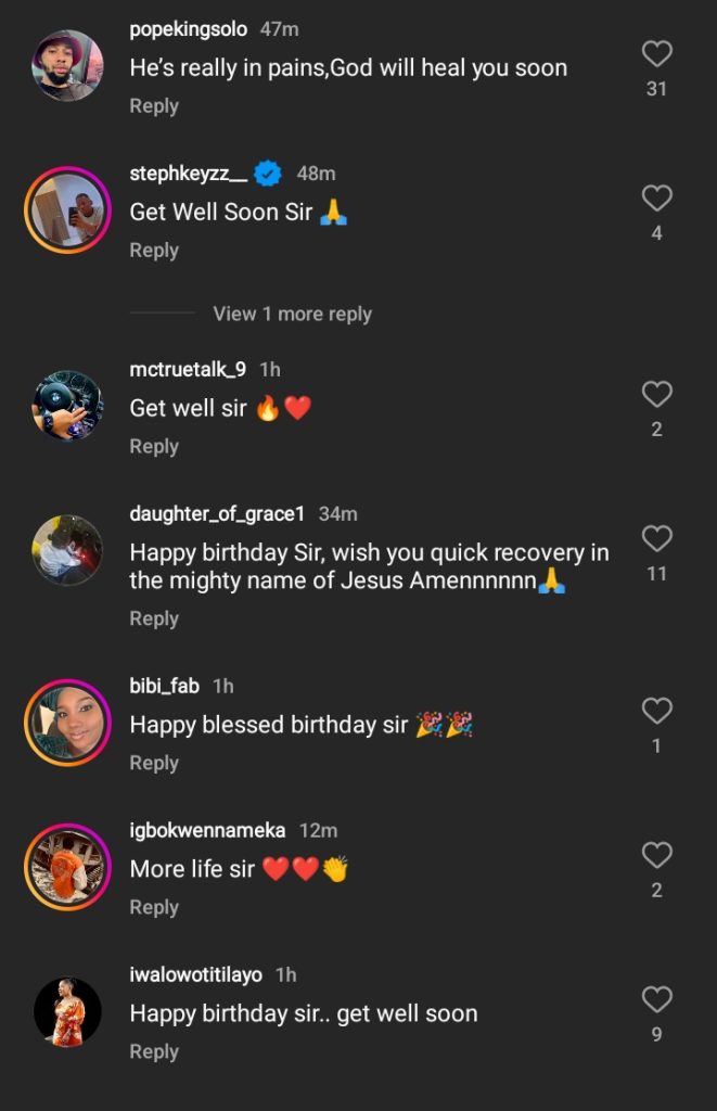 “He’s In Pain” - Fans Reacts As Actor Mr Ibu Celebrates His Birthday In Hospital [Video]