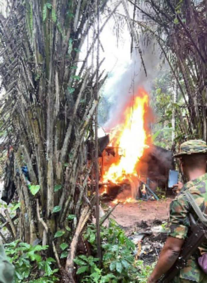 Nigerian Army troops capture Artillery Projectile launchers from IPOB/ESN camp in Anambra, sack oil thieves' hideouts in Imo 27