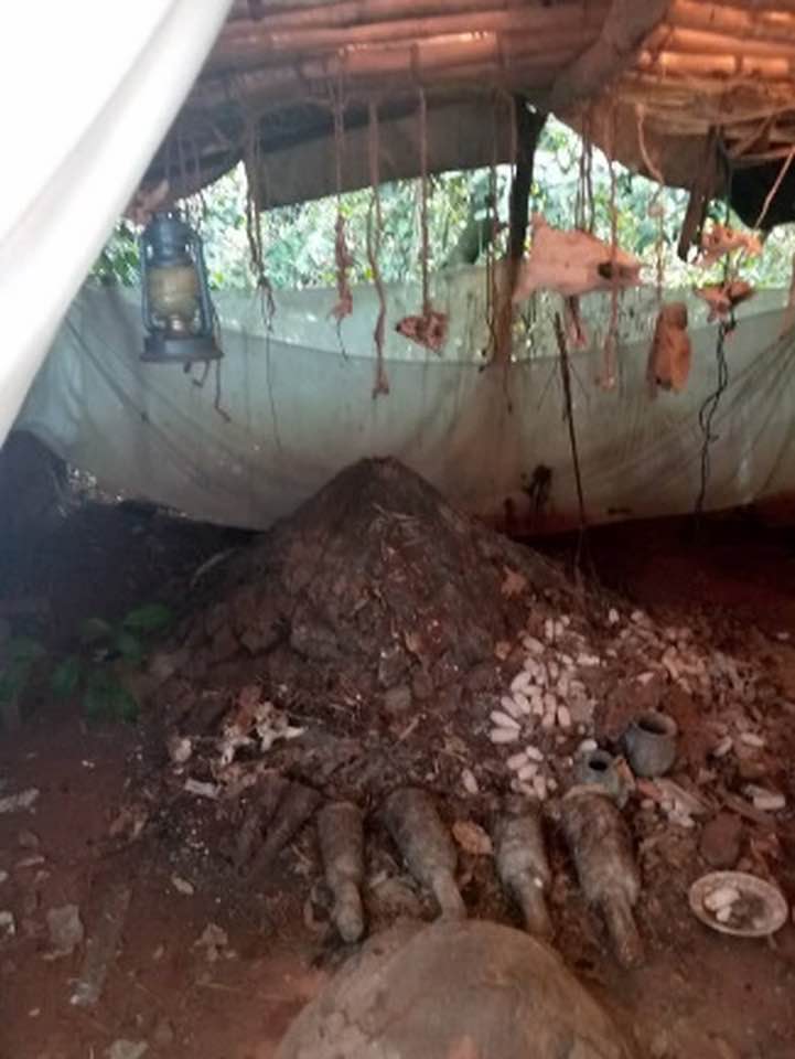 Nigerian Army troops capture Artillery Projectile launchers from IPOB/ESN camp in Anambra, sack oil thieves' hideouts in Imo 28