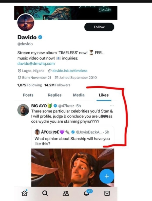 “I Don’t Know Who You Are” — Davido Tells Phyna After Decribing Her Fans As "Useless"