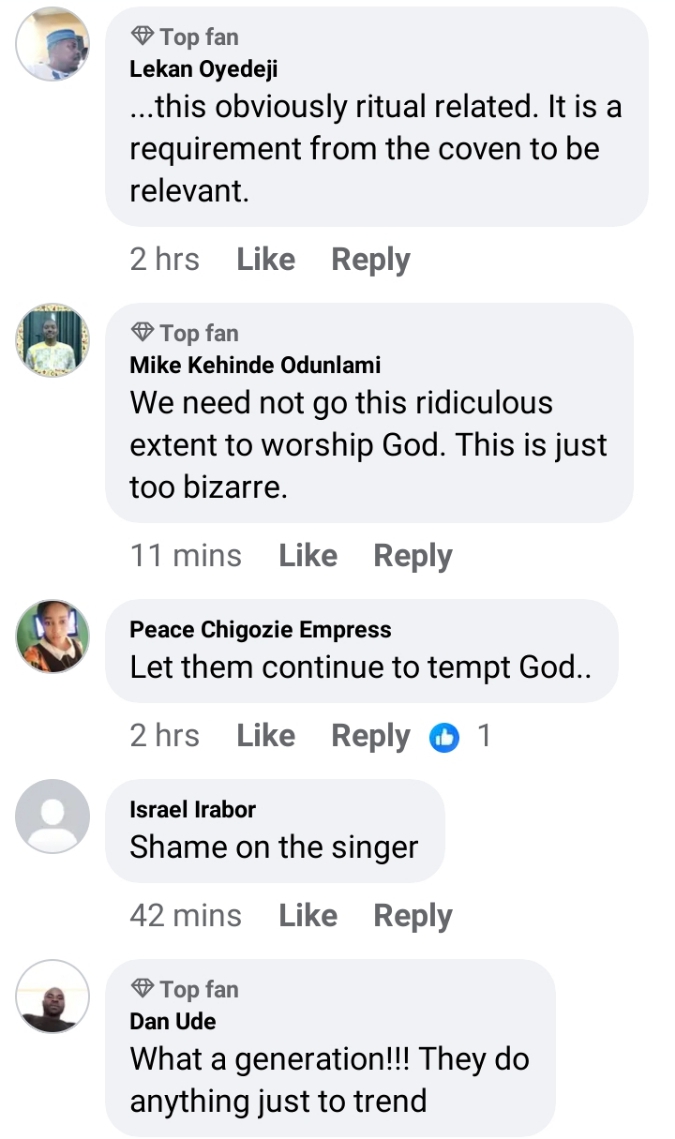 Outrage As Gospel Singer Onoja Arrives On Stage In Casket To Perform In Church [Photos] 1