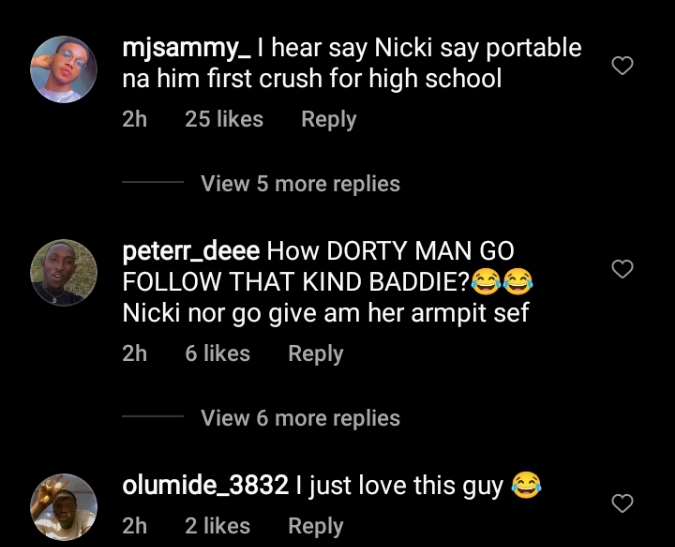 Nigerians Reacts As Portable Joins Nicki Minaj's Instagram Live