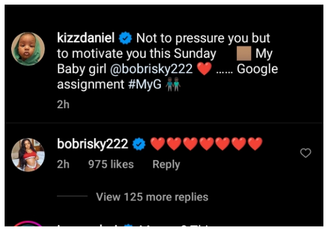 Netizens Reacts As Kizz Daniel Refers To Bobrisky As His ‘Baby Girl’ 2 Netizens Reacts As Kizz Daniel Refers To Bobrisky As His ‘Baby Girl’