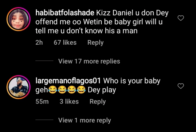 Netizens Reacts As Kizz Daniel Refers To Bobrisky As His ‘Baby Girl’