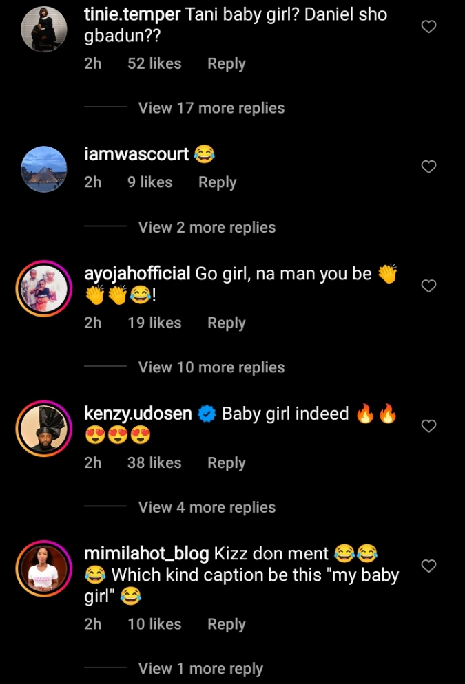 Netizens Reacts As Kizz Daniel Refers To Bobrisky As His ‘Baby Girl’