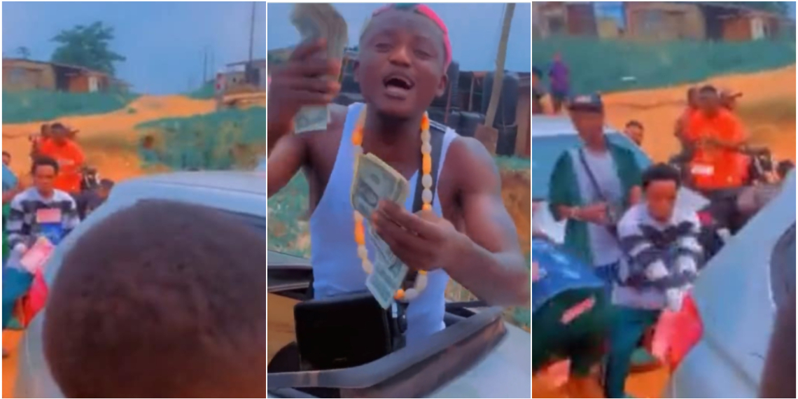 Portable Makes Dollars Rain In Trenches After He Returned From His Europe Trip [Video]