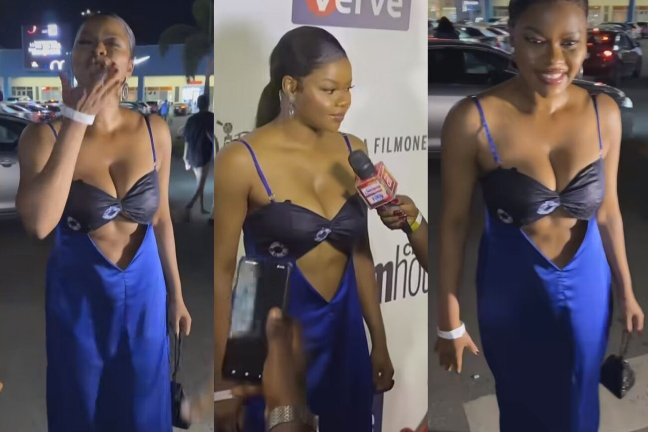 Actress Kehinde Bankole Dragged Over Her Outfit To An Event [Video]