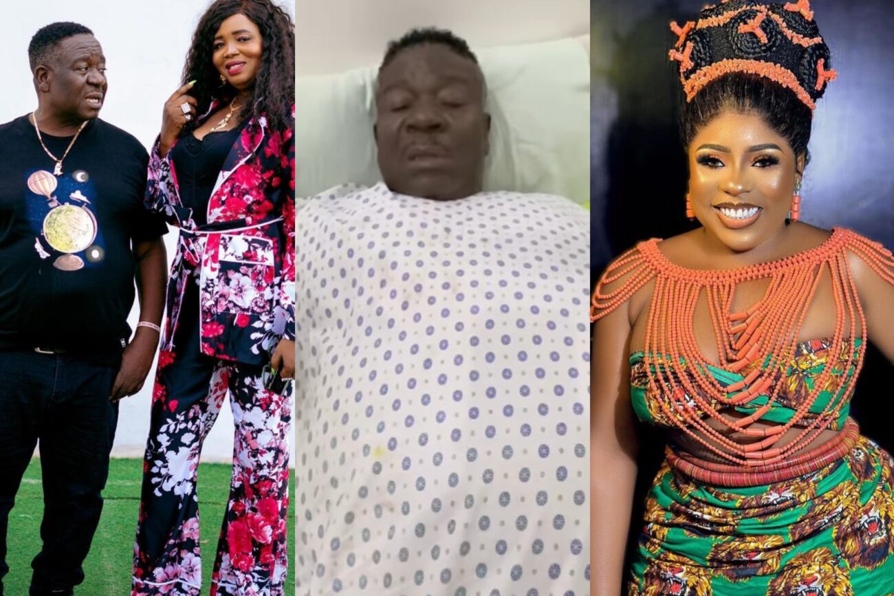 Drama As Mr Ibu's Wife And Daughter Clashes Again Over Donations For His Treatment