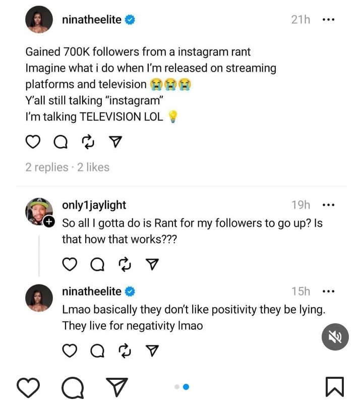 I Gained 700k IG Followers Ranting About Davido, Nigerians Love Negativity - Anita Brown
