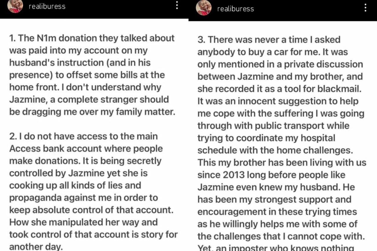 “Jasmine Wants To Make Me An Outsider In My Marriage” – Mr Ibu’s Wife Cries Out Over Ailing Actor’s Donation