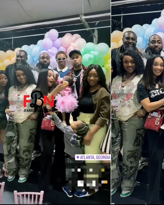 Chioma Makes First Public Appearance After Welcoming Twins, Attends Family Party With Davido [Video]