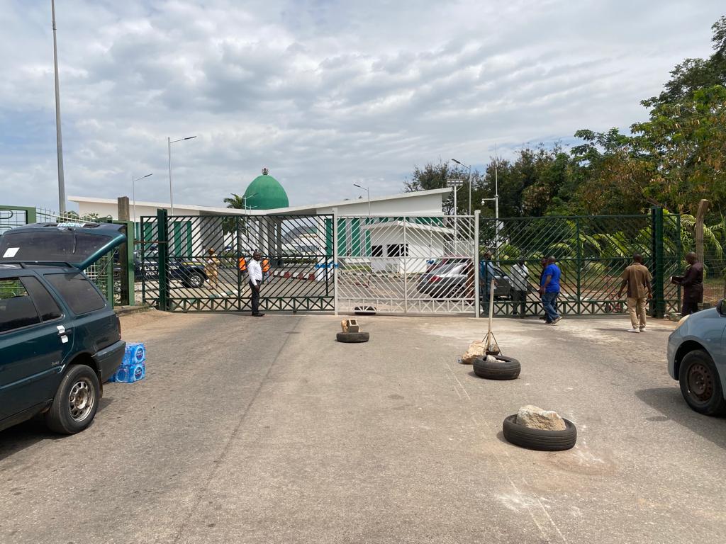 Workers Shut Down National Assembly Over Nationwide Strike [Photos]
