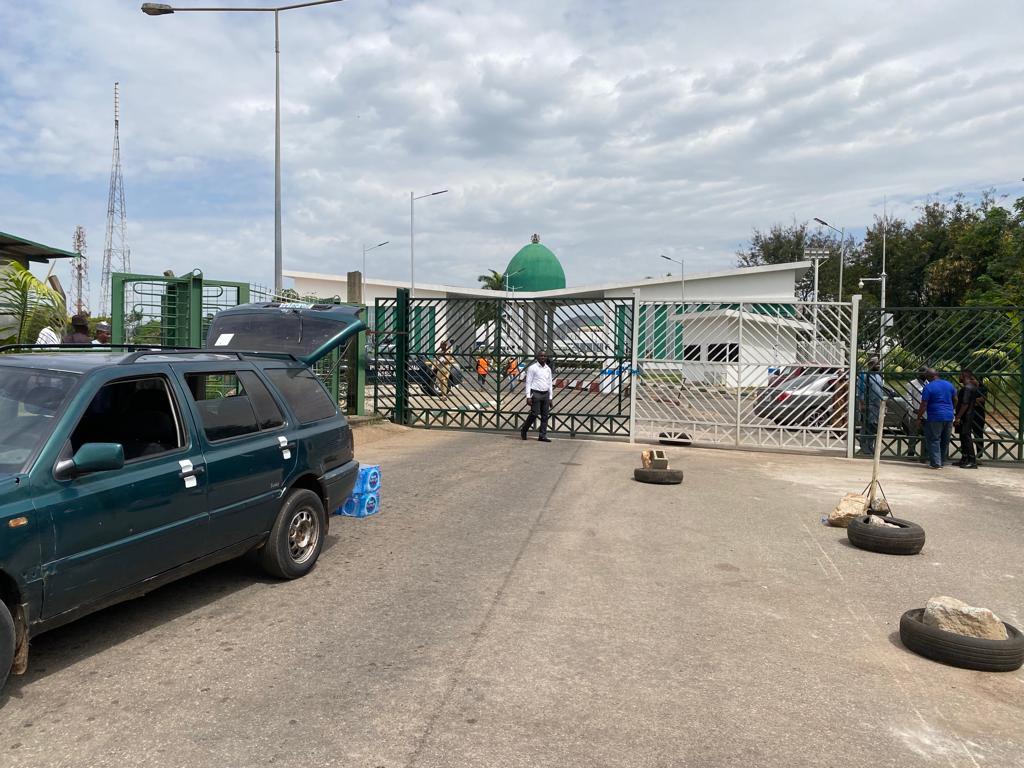 Workers Shut Down National Assembly Over Nationwide Strike [Photos]
