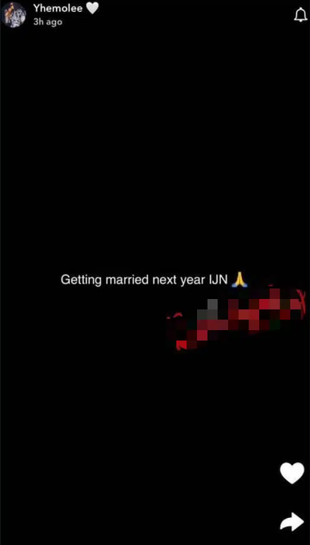 “Getting Married Next Year” - Yhemo Lee Says Days After Breakup With Girlfriend, Bisola
