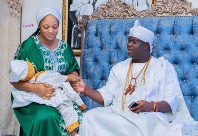 Ooni Of Ife Reunites With His Estranged Wife, Queen Naomi To Celebrate Son's 3rd Birthday