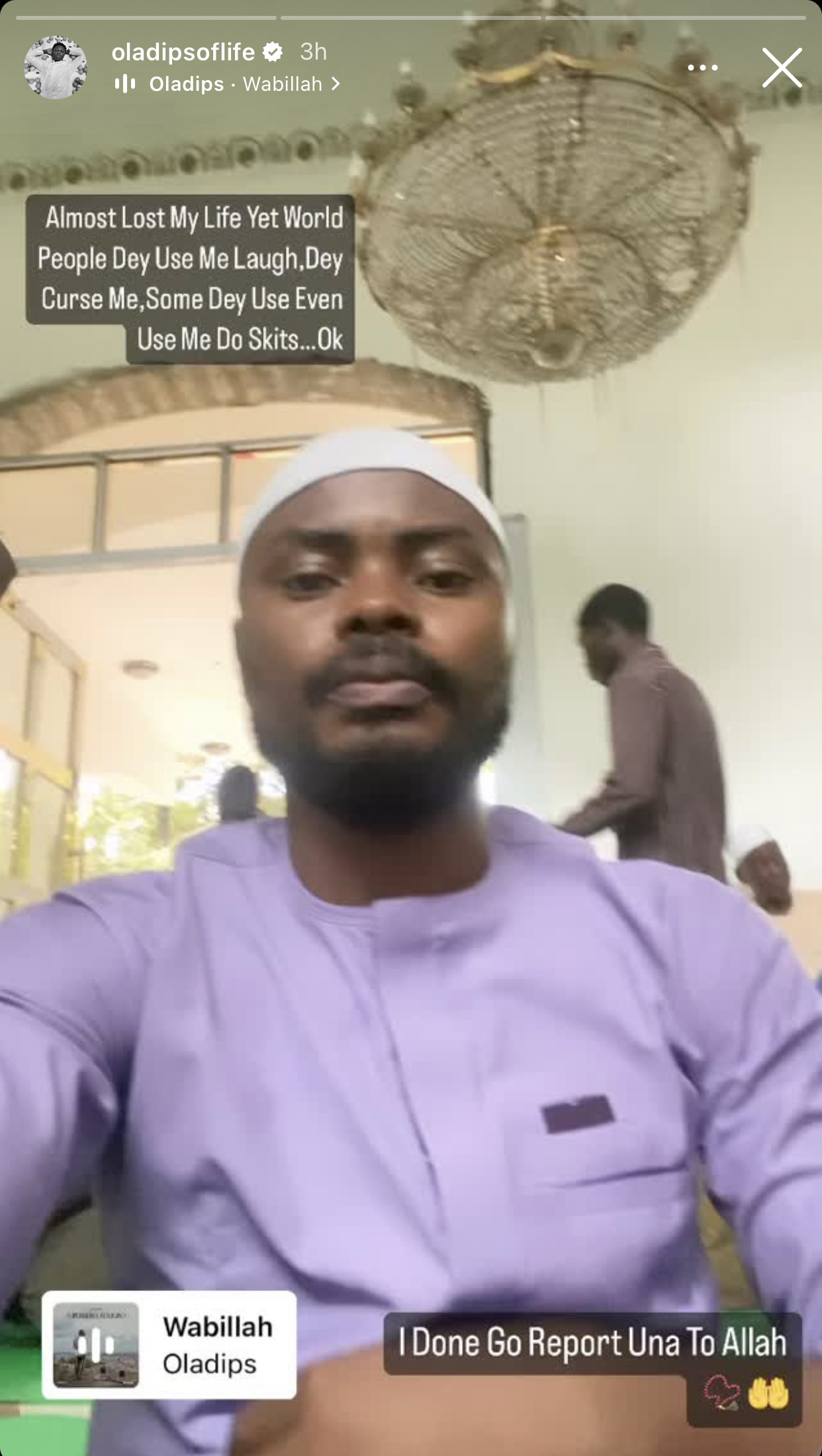 "I Almost Lost My Life Yet People Laughed And Cursed Me" – Oladips Laments After Faking His Death