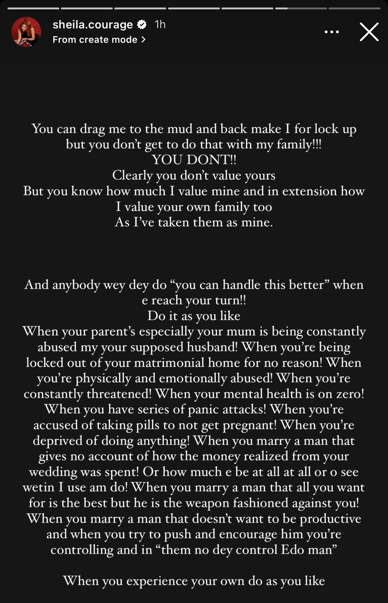 Israel DMW’s Wife Hits Back At Him, Accuses Him Of Beating Up Her Mother