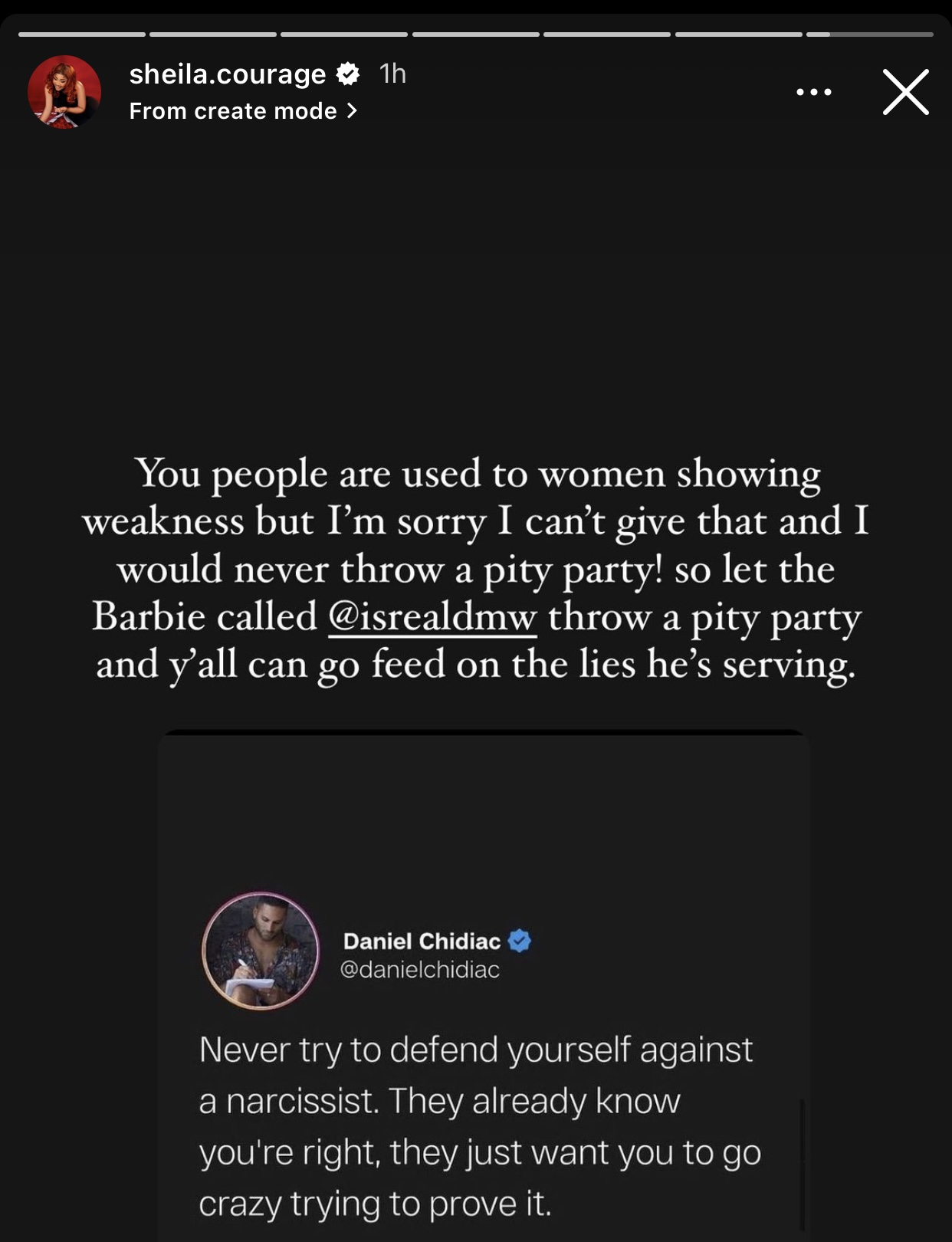 Israel DMW’s Wife Hits Back At Him, Accuses Him Of Beating Up Her Mother