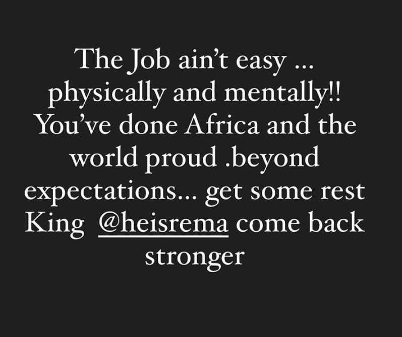 “The Job Ain’t Easy, Get Some Rest King” – Davido Tells Rema Amid Health Concerns 2 “The Job Ain’t Easy, Get Some Rest King” – Davido Tells Rema Amid Health Concerns